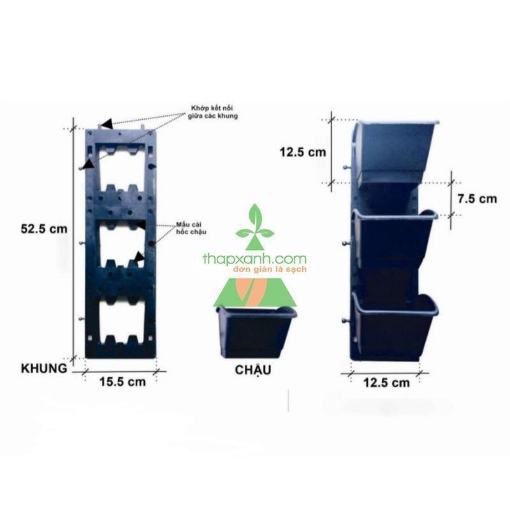 Gambar Module vườn tường đứng (TX-WALL-01)