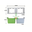 Gambar Module vườn tường đứng (TX-WALL-03)
