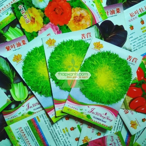 图片 Hạt giống rau Xà Lách Hoàng Đế