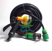 Ảnh của Bộ vòi phun xịt nước Tưới cây, Rửa xe 8 trong 1 VOI-N8T1.526, Bộ 4 món Đai siết + 10m Dây 8-12 mm