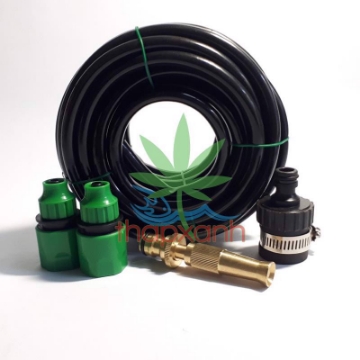 รูปภาพของ Bộ vòi xịt nước tưới cây, rửa xe bằng đồng chất lượng cao kèm 15m dây 8/11