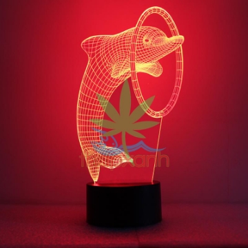 Ảnh của Đèn ngủ cá heo 7 màu