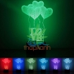 Ảnh của Đèn ngủ, đèn trang trí Led 3D, Đèn ngủ 7 màu