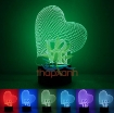 Ảnh của Đèn ngủ, đèn trang trí Led 3D, Đèn ngủ 7 màu