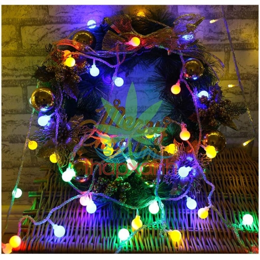 图片 Đèn trang trí led hình tròn (viên bi), đèn trang trí led dây (3m)