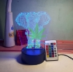 Ảnh của Đèn ngủ, Đèn trang trí Led 3D, Đèn ngủ 16 màu mini có điều khiển
