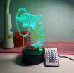 Ảnh của Đèn ngủ, Đèn trang trí Led 3D, Đèn ngủ 16 màu mini có điều khiển