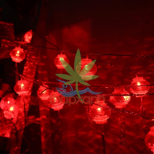 รูปภาพของ Đèn lồng trang trí nhấp nháy, đèn led trang trí led dây