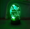 Ảnh của Đèn ngủ, đèn trang trí Led 3D, đèn thư pháp 7 màu