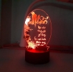 Ảnh của Đèn ngủ, đèn trang trí Led 3D, đèn thư pháp 7 màu