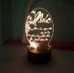 Ảnh của Đèn ngủ, đèn trang trí Led 3D, đèn thư pháp 7 màu
