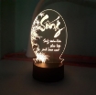 Ảnh của Đèn ngủ, đèn trang trí Led 3D thư pháp