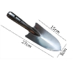 图片 Xẻng làm vườn inox TXE-01, Xẻng thép trắng cẩm tay, Xẻng inoc cầm tay mini