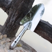 图片 Xẻng làm vườn inox TXE-01, Xẻng thép trắng cẩm tay, Xẻng inoc cầm tay mini