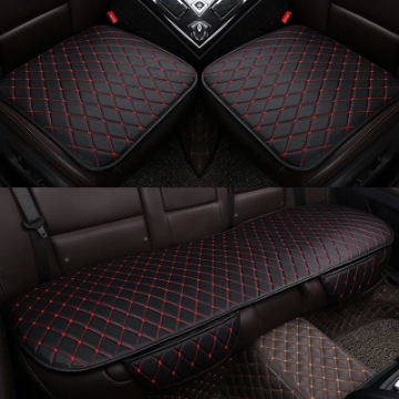 Ảnh của Bộ 3 miếng lót ghế xe ô tô D00 5 Chỗ, Đệm ghế xe hơi, Nệm mặt ghế xe 4-5 chỗ, Đệm da ô tô