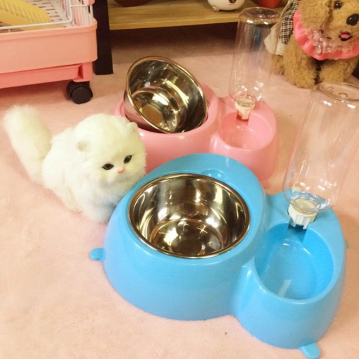 图片 Khay ăn và uống nước bán tự động cho Pet ( Chó, mèo) MPD-02, Máng ăn uống, bát ăn cho chó mèo