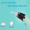 รูปภาพของ Máy hút mũi điện tự động Little Bees, Dụng cụ hút mũi cho trẻ, Máy vệ sinh mũi trẻ em chạy pin sạc