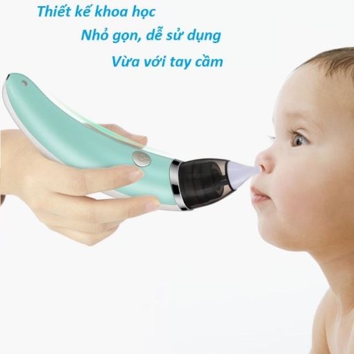 รูปภาพของ Máy hút mũi điện tự động Little Bees, Dụng cụ hút mũi cho trẻ, Máy vệ sinh mũi trẻ em chạy pin sạc