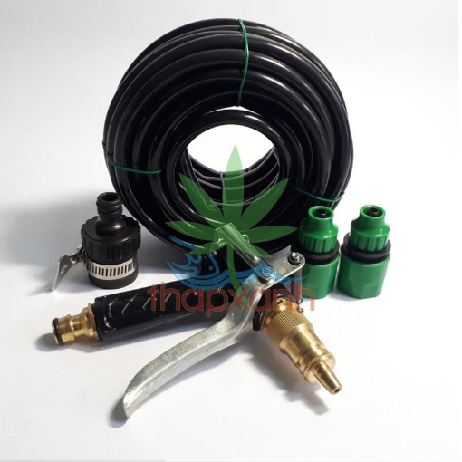 Picture of Bộ vòi xịt nước tưới cây, rửa xe áp lực cao kim loại (5 trong 1) kèm 10m dây 8/11