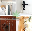 รูปภาพของ Vỉ 4 móc treo đồ chữ S, dụng cụ treo đồ đa năng cho gia đình