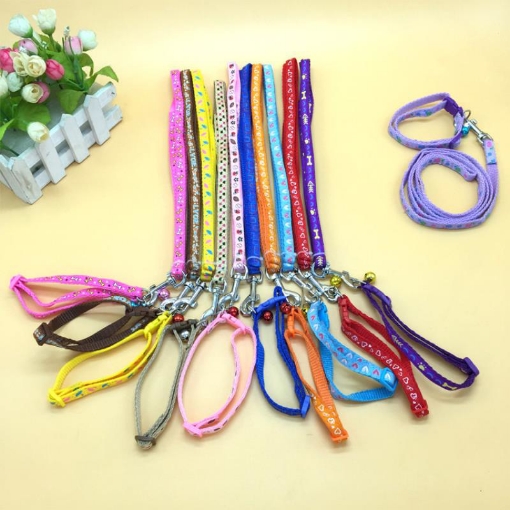 图片 Dây xích chó mèo kết hợp Vòng cổ XCO-15, Dây dắt chó đi dạo, dây buộc mèo