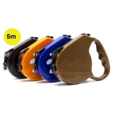 Ảnh của Xích chó mèo rút gọn XRU-5M, Hộp dây dắt chó 5m, dây dắt chó mèo đi dạo có khóa