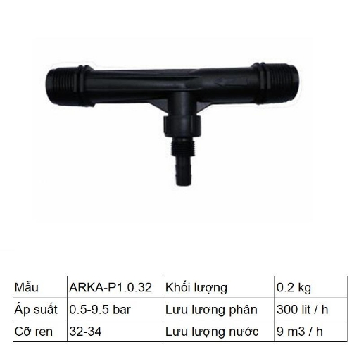 Ảnh của Thiết bị châm phân VENTURI 34mm (1 inch)