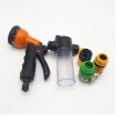 รูปภาพของ Bộ vòi xịt nước tưới cây, Rửa xe BTN-7202, Vòi 8 in  1 kèm bình xà phòng + 15m dây