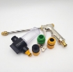 Ảnh của Bộ vòi xịt nước tưới cây, Rửa xe BTD-7205 vòi súng đồng VOI-17 kèm bình xà phòng + 15m Dây