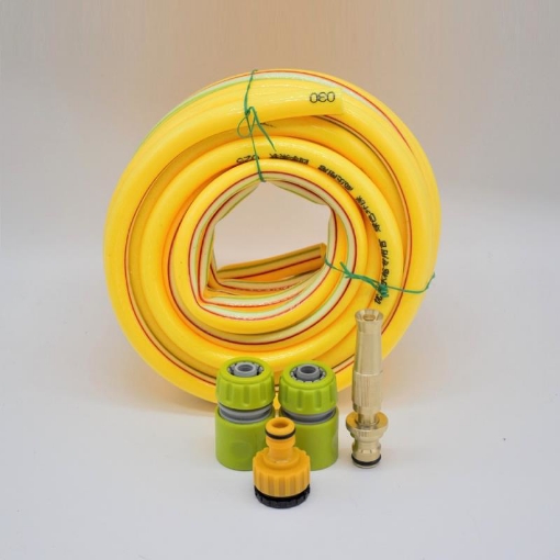 รูปภาพของ Bộ vòi xịt nước tưới cây, Rửa xe BDT-5213 Vòi xịt đồng VOI-6 + 15m dây 16mm