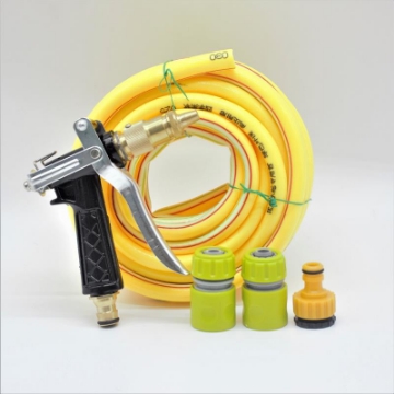 Ảnh của Bộ vòi xịt nước tưới cây, Rửa xe BDT-5214 Vòi đồng 5 trong 1 + 15m dây 16mm