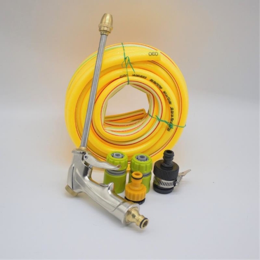 รูปภาพของ Bộ vòi xịt nước tưới cây, Rửa xe BDT-6235 Vòi đồng VOI-17 + 15m dây 16mm