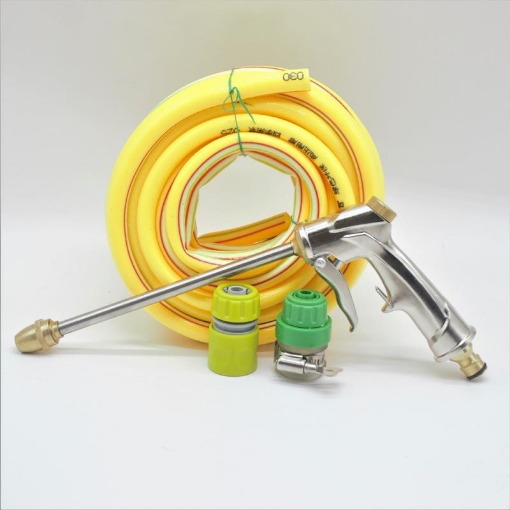 Ảnh của Bộ vòi xịt nước tưới cây, Rửa xe BDT-4225 Vòi đồng VOI-17 + 15m dây 16mm