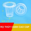 Ảnh của Rọ trồng thủy canh D35. Rọ nhựa thủy canh trong suốt, Cốc trồng rau thủy canh, Rọ đựng giá thể thủy canh