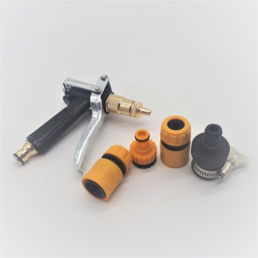 Ảnh của Bộ phụ kiện tưới cây, Rửa xe 5 món VPN-5024, Bộ vòi tưới cây đồng 5 trong 1