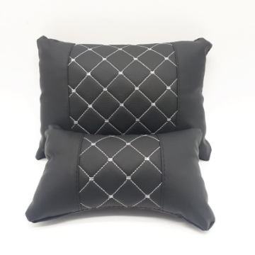 Ảnh của Gối tựa lưng gáy ghế xe G00, Bộ 2 gối : Gáy + Lưng cho ô tô, xe hơi