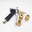 图片 Bộ phụ kiện tưới cây, Rửa xe 4 món đồng TAD-4111, Bộ vòi tưới cây bằng đồng 5 trong 1