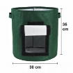 Gambar Túi trồng khoai tây chuyên dụng 30x35, Túi trồng cà rốt, Túi trồng khoai lang, Túi vải trồng khoai tây