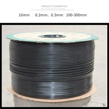 Ảnh của Dây tưới nhỏ giọt 1602.30.2L, Băng nhỏ giọt bù áp Dây bẹt PE, Mắt 30 cm, Dày 0.2 mm, 1000m