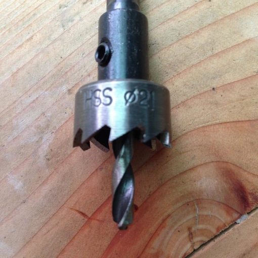 รูปภาพของ Mũi khoét thép gió HSS Φ21 (Đường kính 21mm)