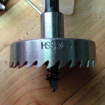 Ảnh của Mũi khoét thép gió HSS Φ55 (Đường kính 55mm)