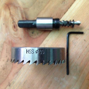 Ảnh của Mũi khoét thép gió HSS Φ63 (Đường kính 63mm)