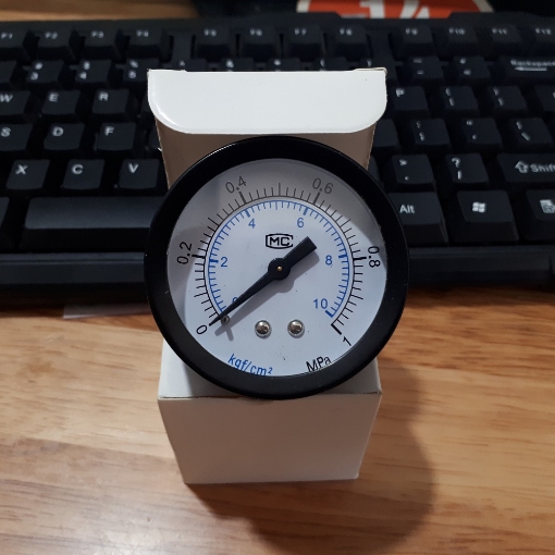 图片 Đồng hồ đo áp suất nước, khí nén, áp kế, van đo áp suất Y50
