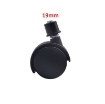 Ảnh của Bánh xe 45 mm mũ 19 mm, Bánh xe lắp giá kệ trồng rau, Bánh xe lắp T nhựa 19