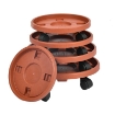 Ảnh của Giá để chậu hoa bằng nhựa TDN-30 cm, Kệ để chậu cây cảnh 4 bánh, Đế chậu cây có bánh xe lăn