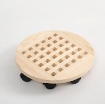 Picture of Giá để chậu hoa bằng gỗ TDG-30 cm, Kệ để chậu cây cảnh 4 bánh, Đế chậu cây có bánh xe lăn