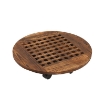 Picture of Giá để chậu hoa bằng gỗ TDG-30 cm, Kệ để chậu cây cảnh 4 bánh, Đế chậu cây có bánh xe lăn