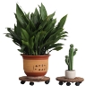Picture of Giá để chậu hoa bằng gỗ TDG-30 cm, Kệ để chậu cây cảnh 4 bánh, Đế chậu cây có bánh xe lăn