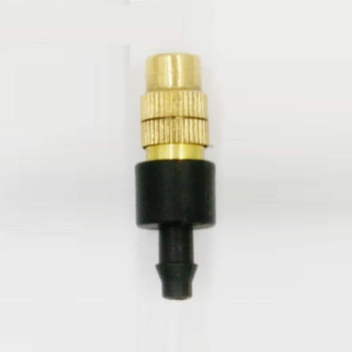 Ảnh của Đầu tưới phun sương, Béc phun sương đồng 50l/h + Nối 4/7 (1 đầu gân 1 đầu trơn)