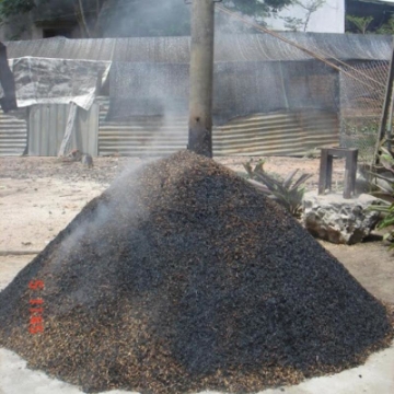 Ảnh của Trấu hun trồng rau (bao 50dm3), Vỏ trấu hun trồng rau, Than trấu trồng cây